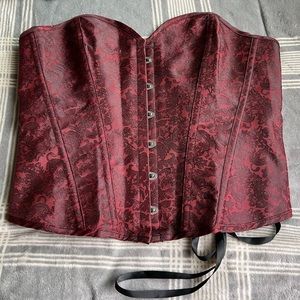 Burgundy Corset